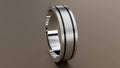 14kt White Gold Wedding Band B634403
