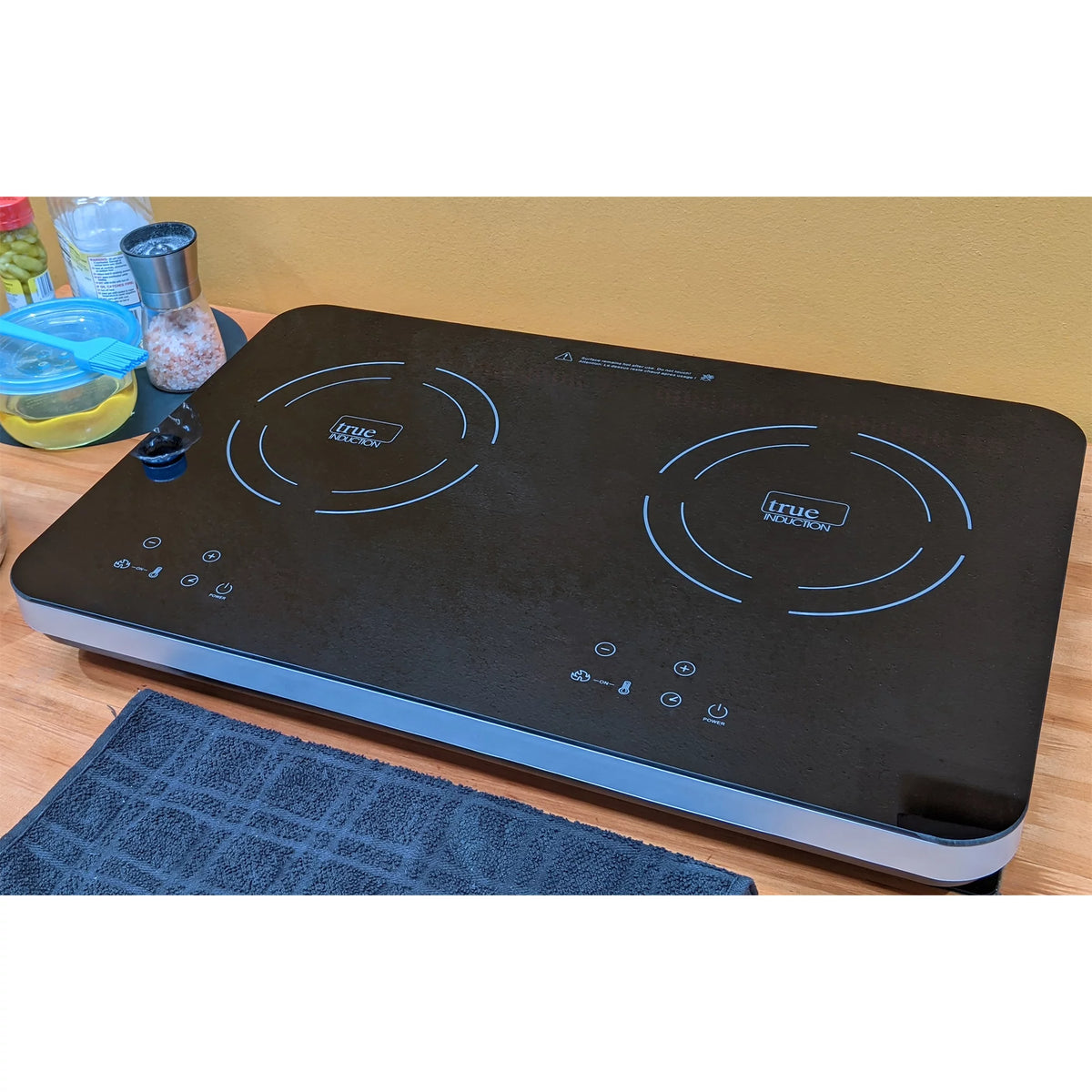 23-inch Dual Induction Cooktop 1750W Glass-Ceramic Top H53524