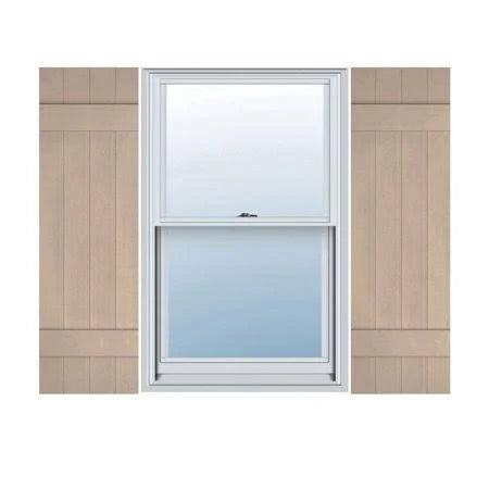 Board-n-Batten Shutters with Shutter-Loks E22401