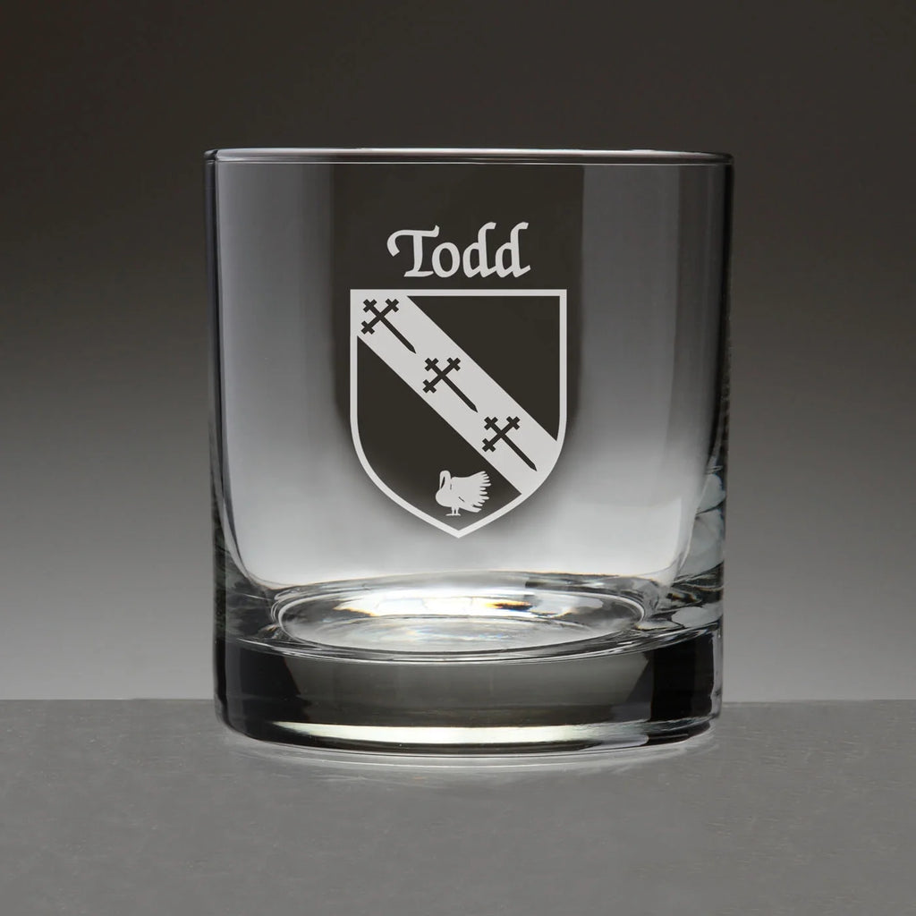 Set of 4 Etched Tumbler Glasses S43401