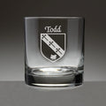 Set of 4 Etched Tumbler Glasses S43401