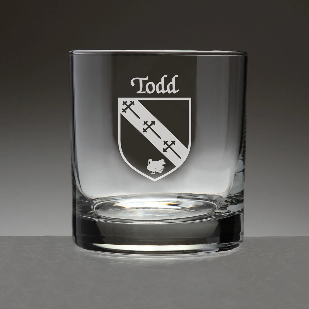 Set of 4 Etched Tumbler Glasses S43401