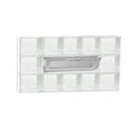 Frameless Vented Clear Glass Block Window U771