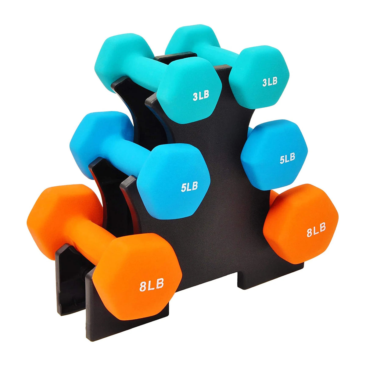 Neoprene Coated Dumbbell Set E206421