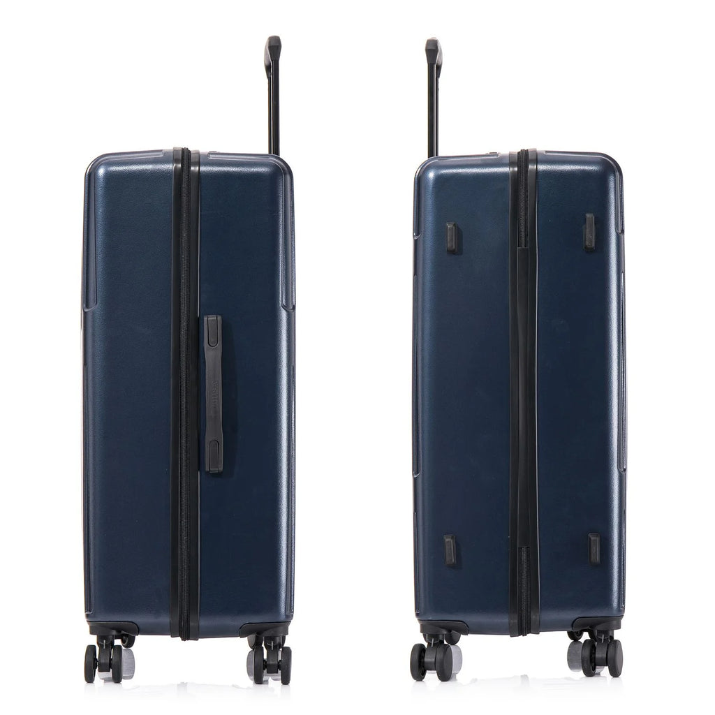 3-Piece Hardside Luggage Set with Spinner Wheels, 20"/24"/28", Navy Blue I861