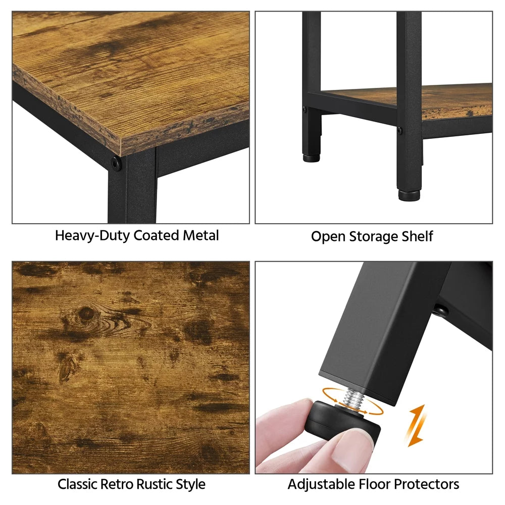 Industrial Console Table Rustic Brown R75409