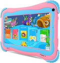 Pink 7 inch WiFi Toddler Tablet 32GB Touch Screen HD Display Dual Cameras Learning Tablet Z4496
