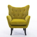 Tufted Velvet Wingback Chair T37267