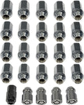Wheel Nut Kit M14-1.50 Flattop Nut 22 mm Hex 44.5 mm Length Pack of 2 V38041
