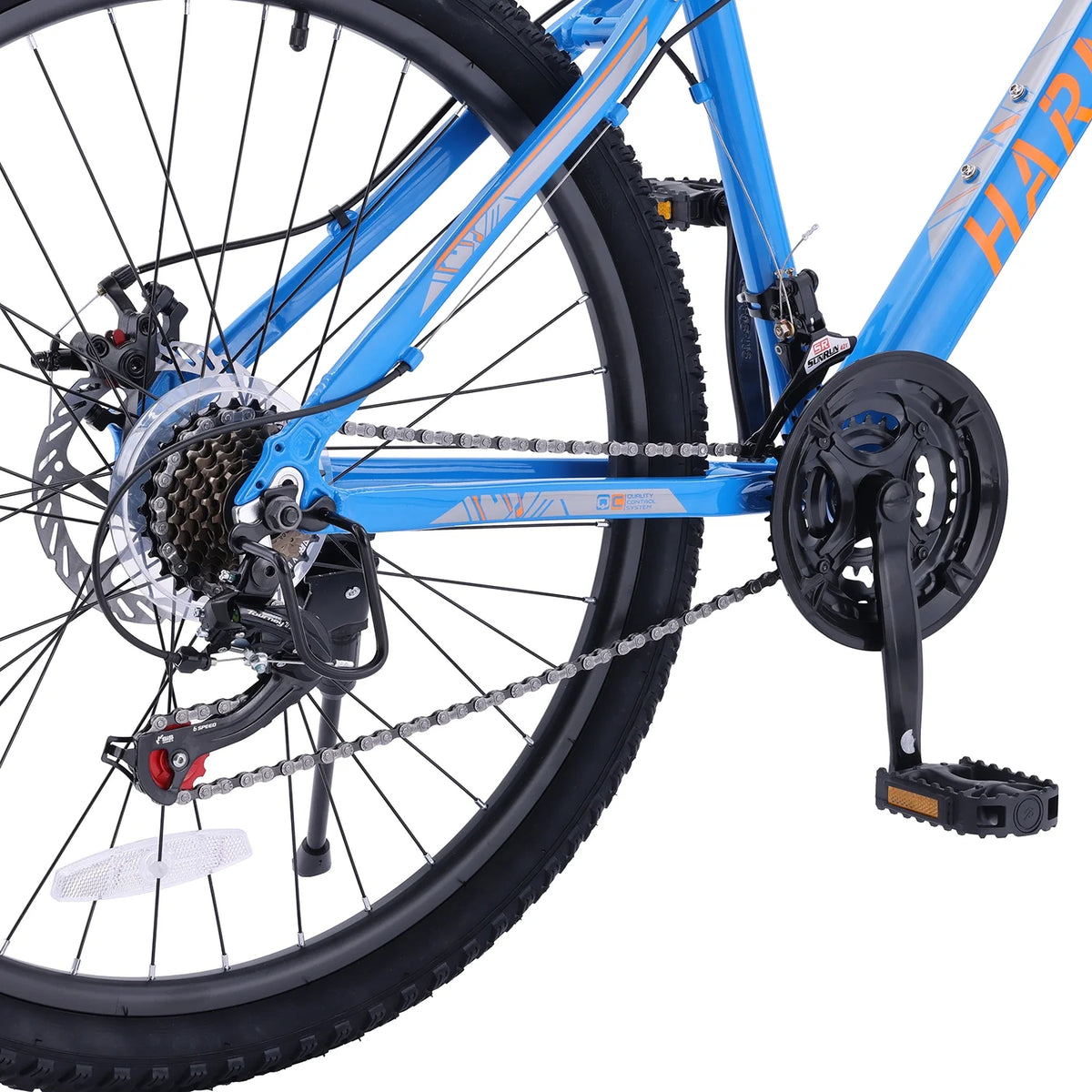 26 Aluminum Mountain Bike with Disc Brakes & Suspension, Black K876958