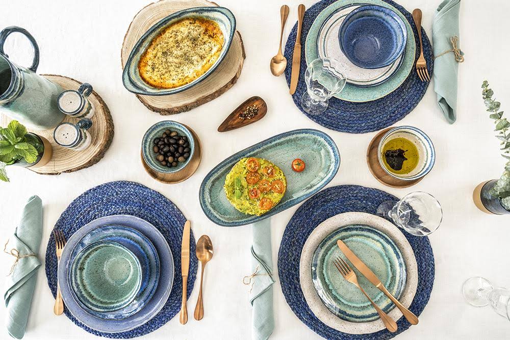 White Round Serving Platter V62857