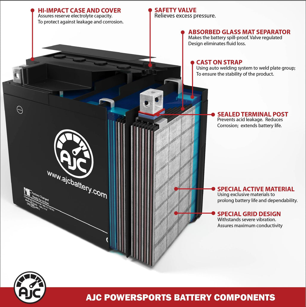 Motorcycle Replacement Battery F57630