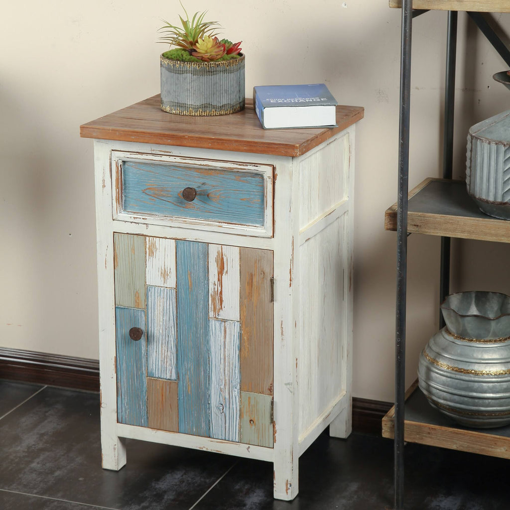Rustic Multi-Color Console Cabinet S2919