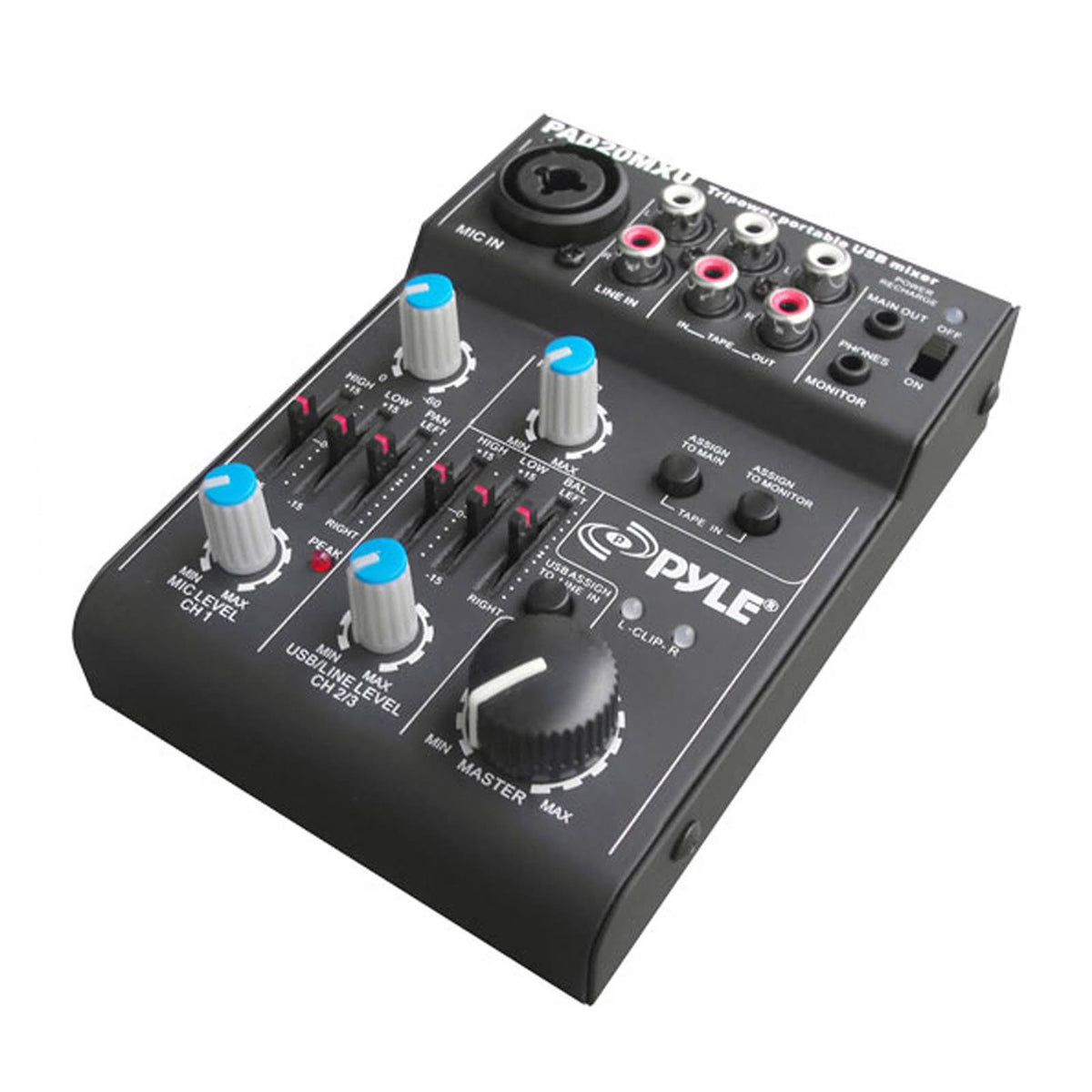 5 Channel Compact Audio Mixer with USB Interface C41487
