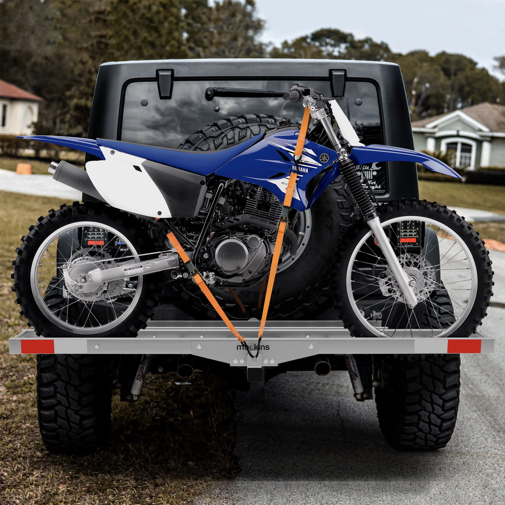 73" Stainless Steel Dirt Bike Hitch Mount Carrier with Ramp K1091