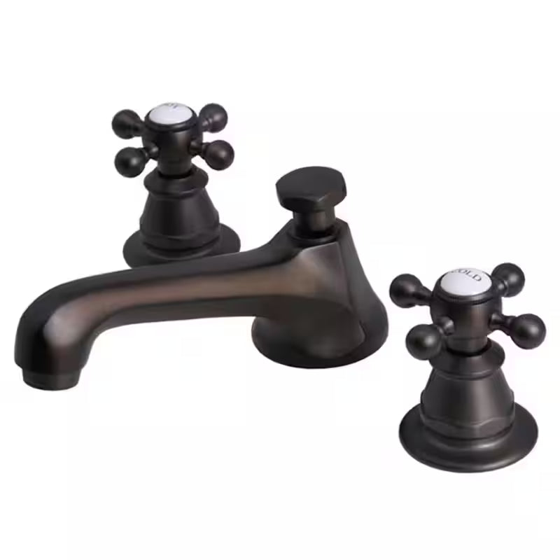 2-Handle Widespread Bathroom Faucet with Pop-Up Drain U699318