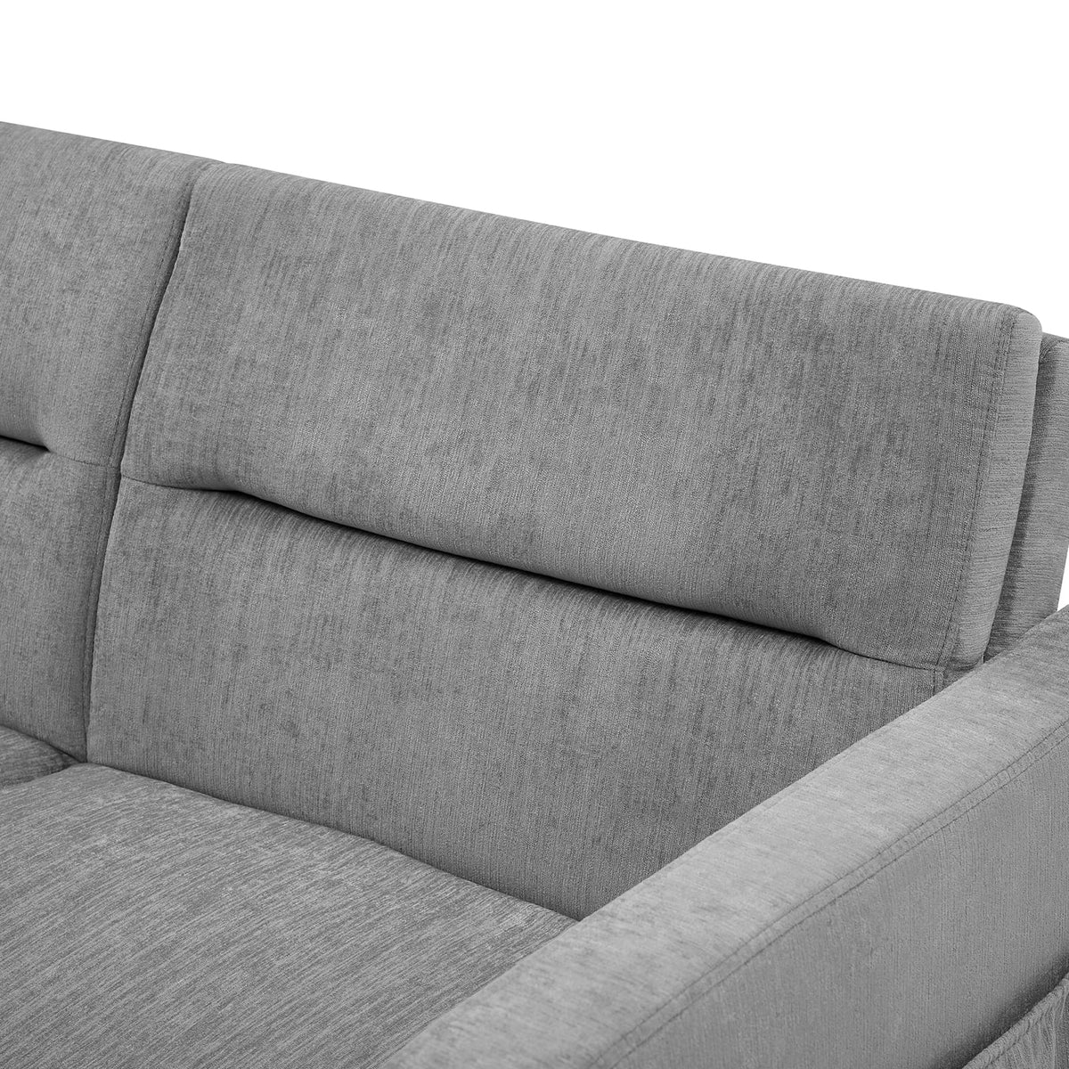 Gray Sofa Bed with Pull-Out Bed V274169