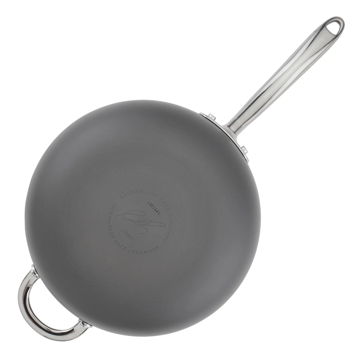Hard Anodized Non-Stick Saucepan with Lid, 4 Quart R6917