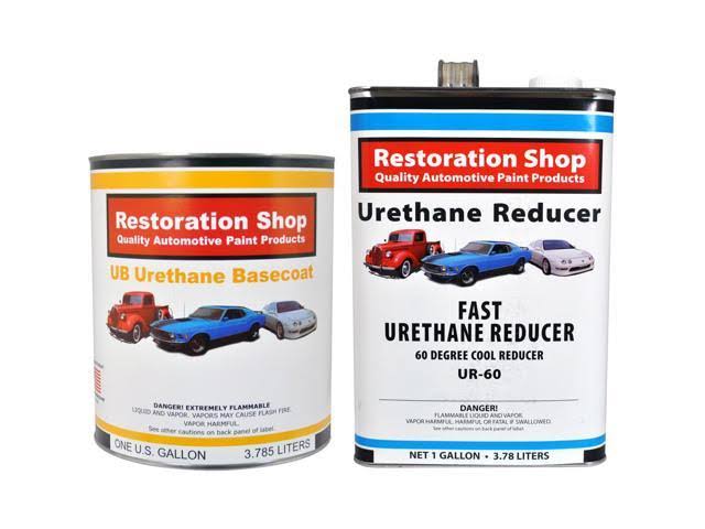 Black Gallon Urethane Basecoat Clearcoat Car Paint Kit A579