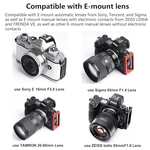 Autofocus Lens Adapter Built-in Electronic Aperture for Sony FE Lens Z9061