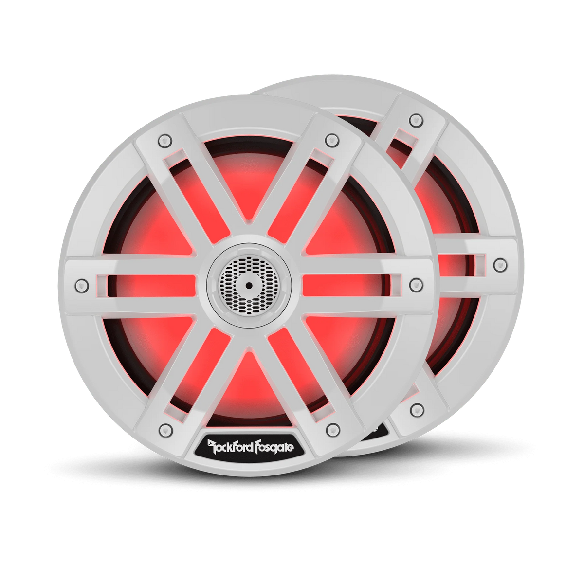 White 8” 2-Way Coaxial Marine Speakers (Pair) B93901