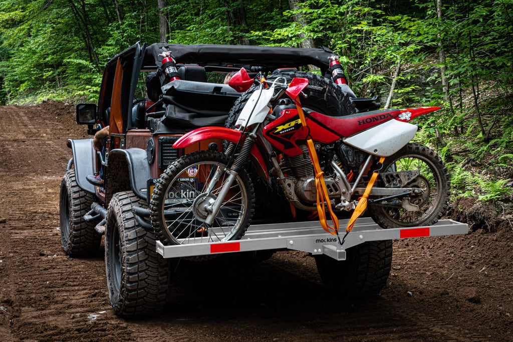 73" Stainless Steel Dirt Bike Hitch Mount Carrier with Ramp K1091