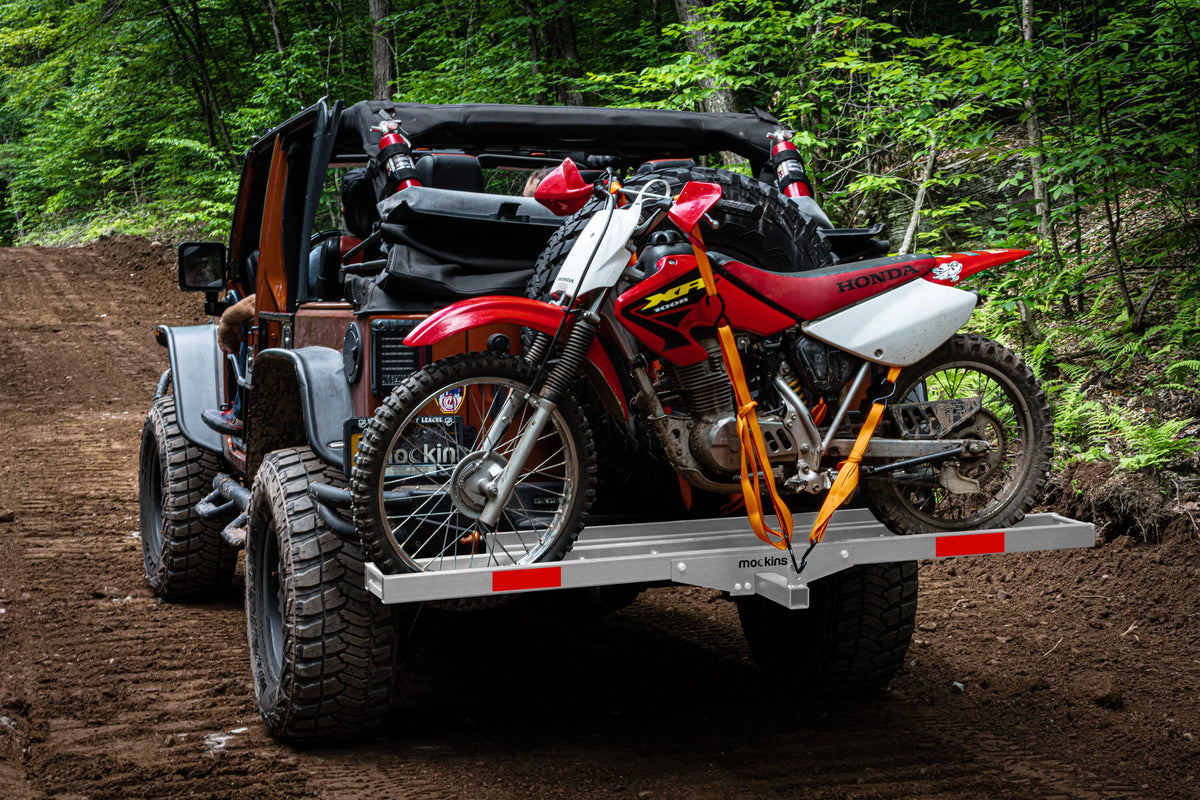 73" Stainless Steel Dirt Bike Hitch Mount Carrier with Ramp K1091