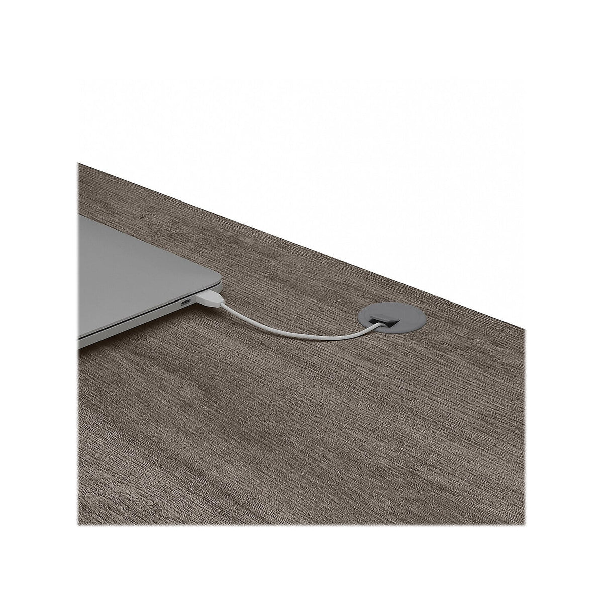 L Shaped Desk with File Cabinet and Bookcase N123056