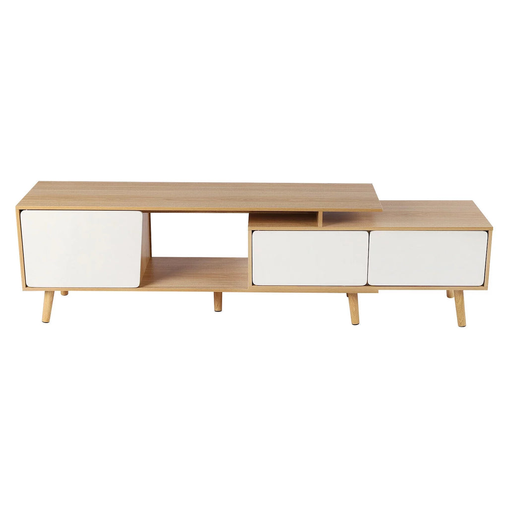 MDF TV Stand with 3 Storage Cabinets J1242