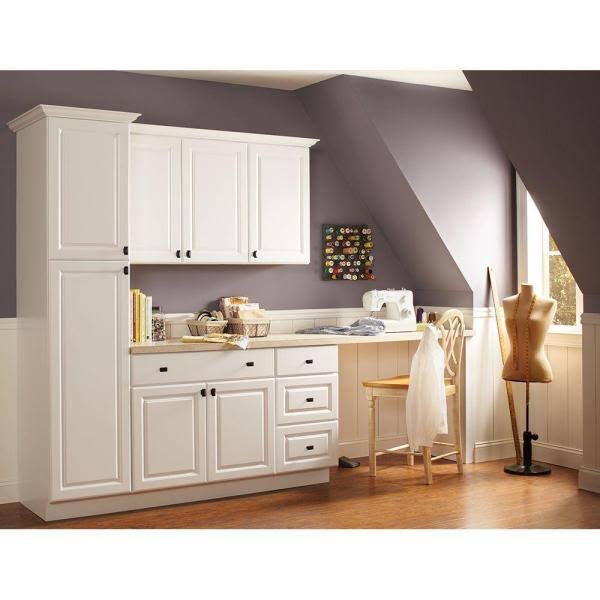Satin White Wall Kitchen Cabinet I585773