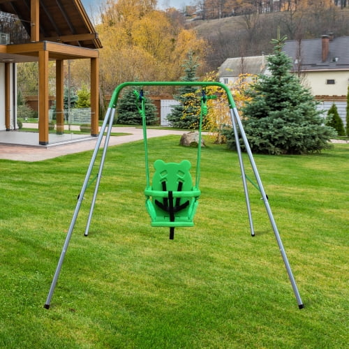 Toddler Baby Swing Set with Safety Belt B385362