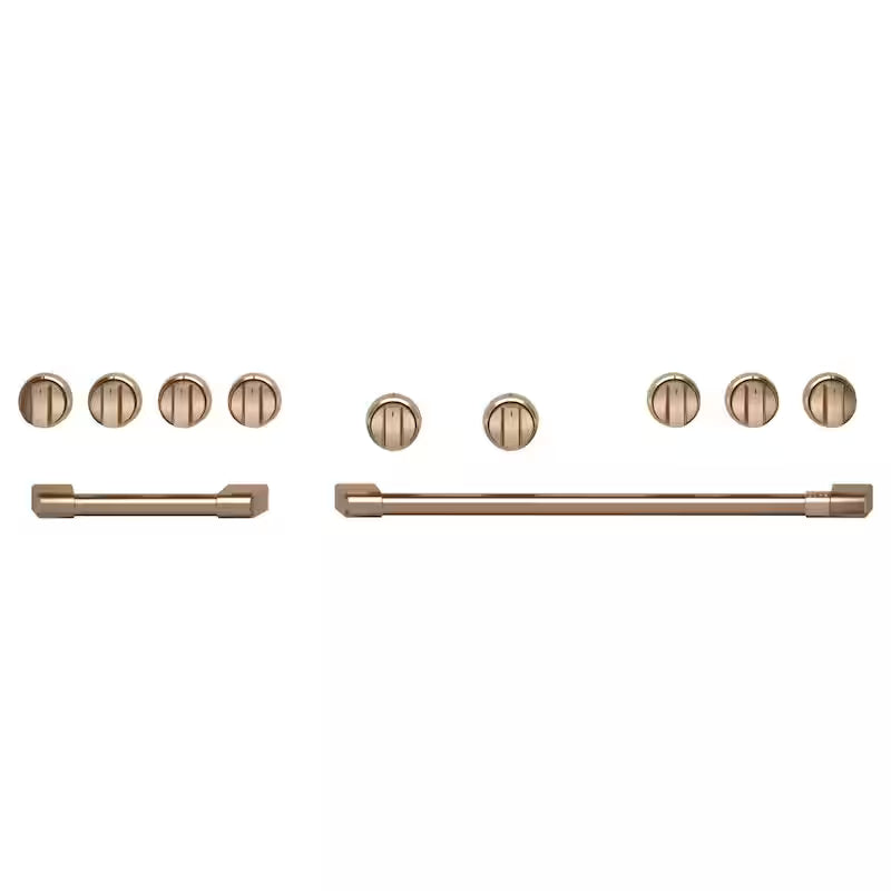 Gas Range Handle and Knob Kit in Brushed Bronze O992
