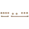Gas Range Handle and Knob Kit in Brushed Bronze O992