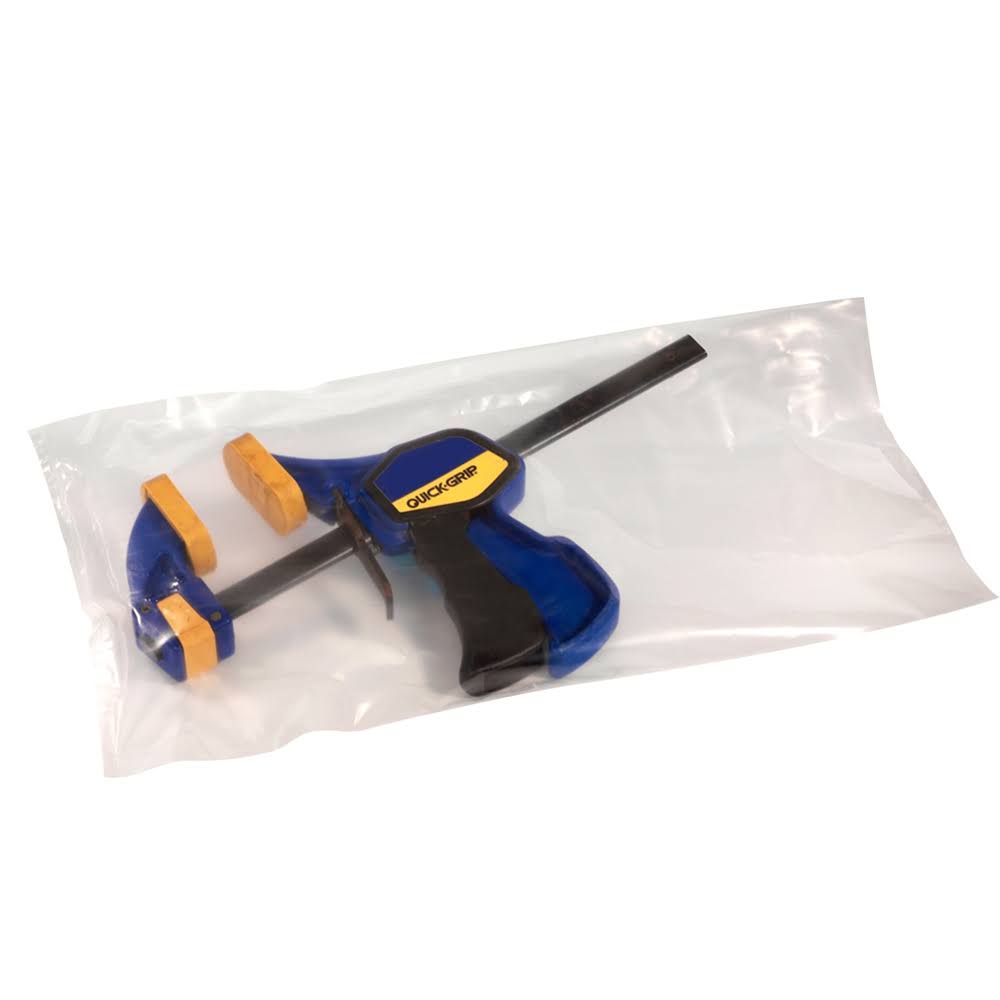 Clear Flat Poly Bags 8W x 14H 4 Mil Case of 1000 Y482