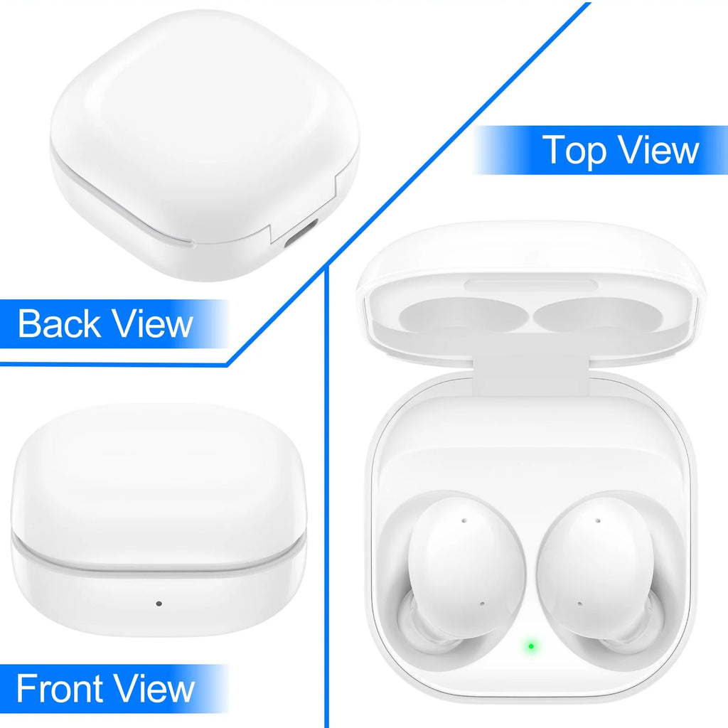 White Truly Wireless Bluetooth Headphones with Noise Isolation Z5323