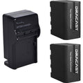 2x NP-F 6600mAh Batteries and 1 Charger Kit S40397
