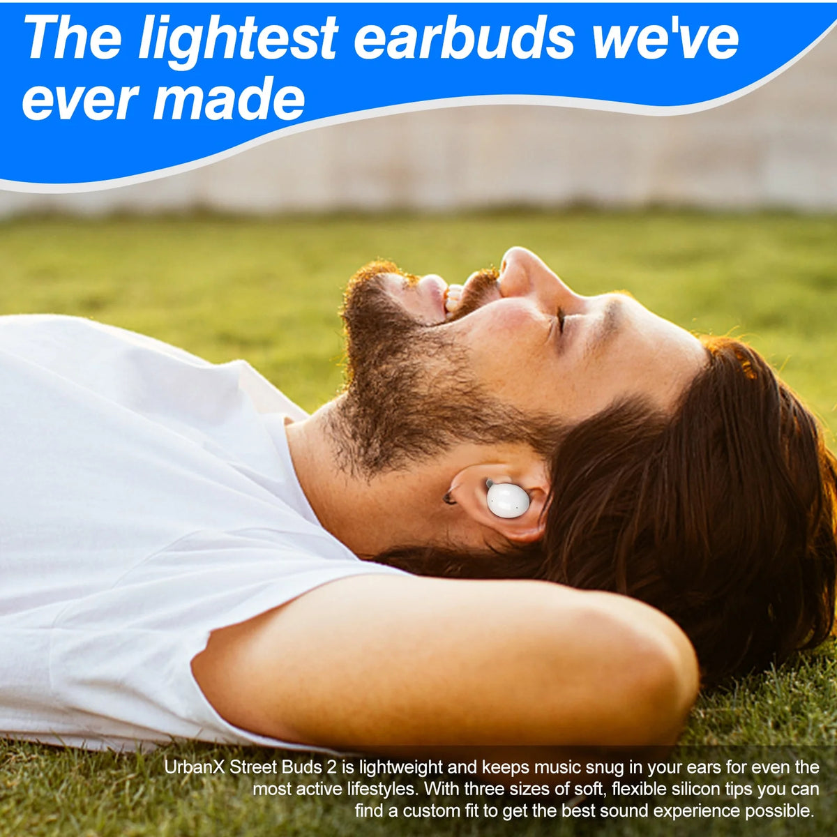 White Truly Wireless Bluetooth Headphones with Noise Isolation Z5323