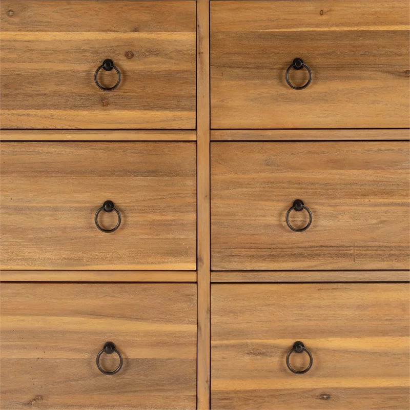 6-Drawer Engineered Wood Double Dresser N31842