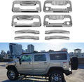 Chrome Door Handle Covers with Keyhole Pack of 2 A49978