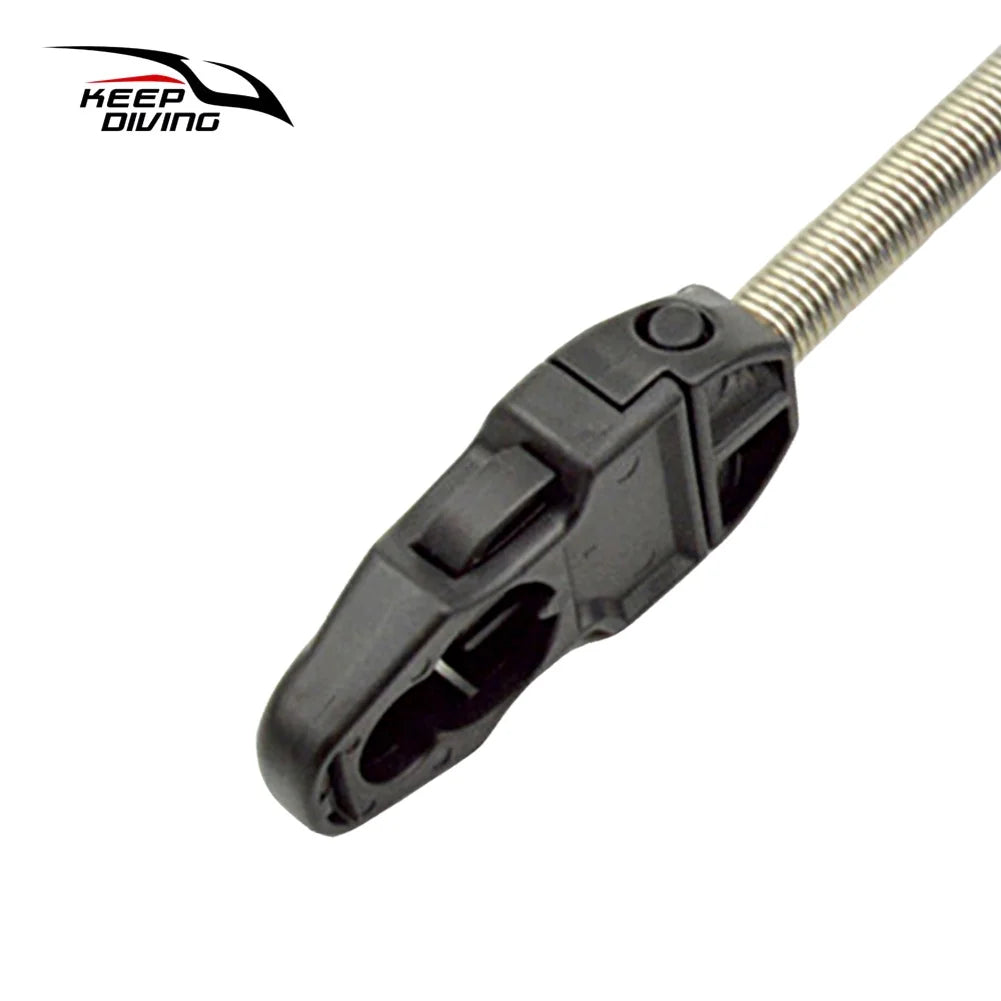 Steel Spring Heel Straps for Diving Fins (Black M) J397133