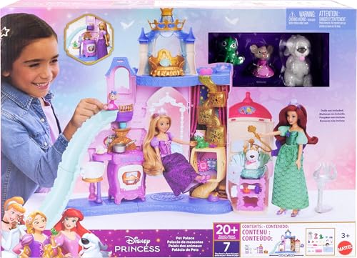 Disney Princess Pet Castle Playset with 7 Play Areas J27788