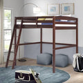 Twin Loft Bed Frame with Desk L4991