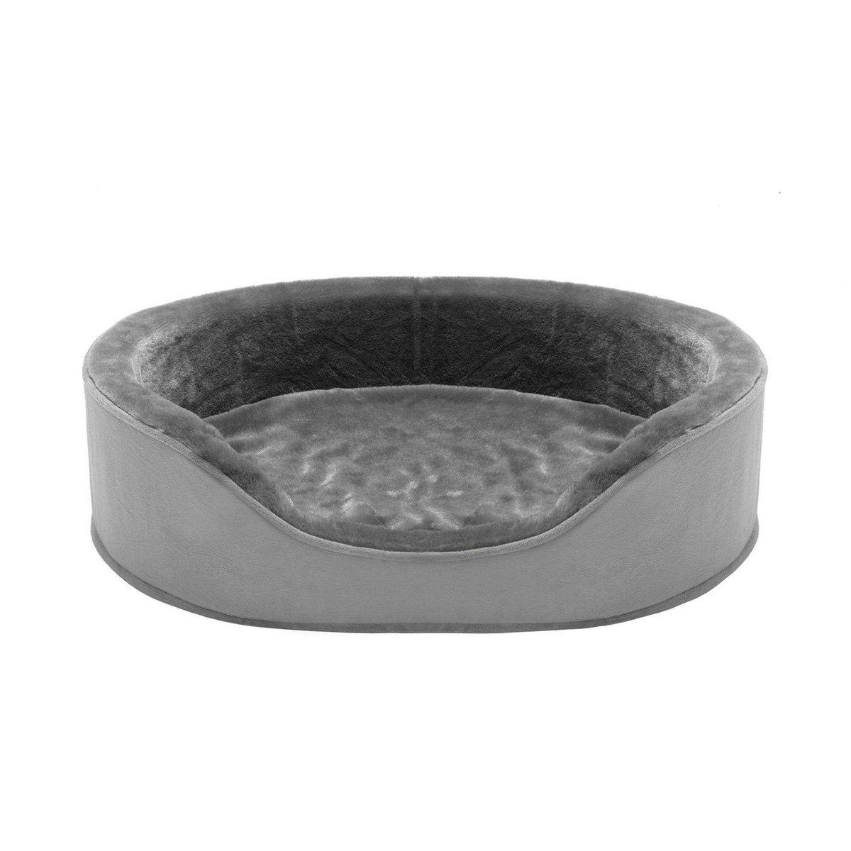 Plush Velvet Oval Dog Bed V3652