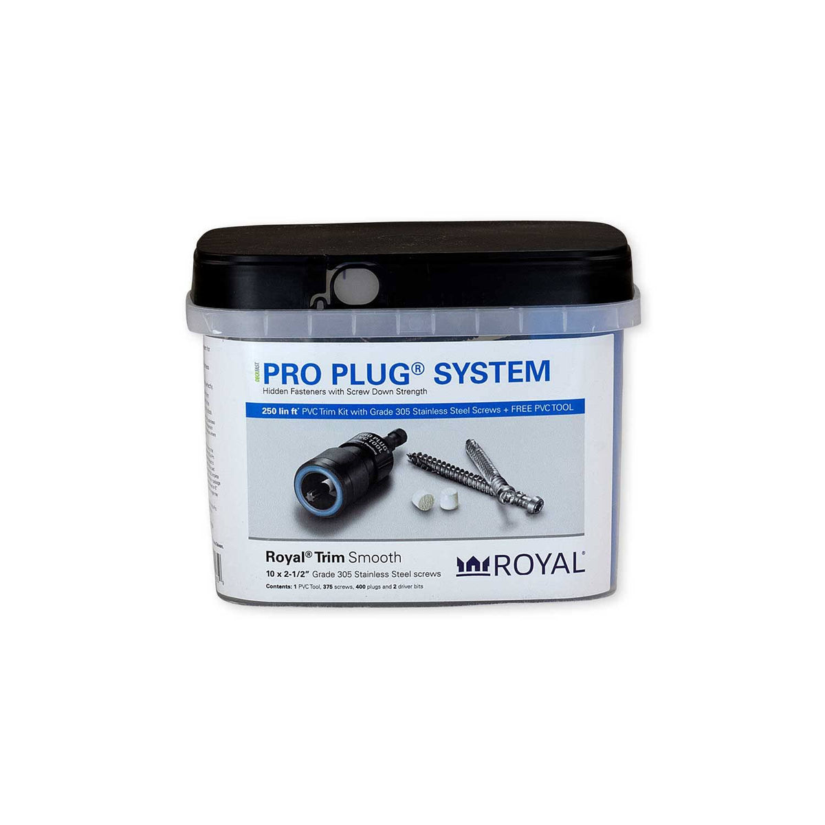 250 Linear Feet Epoxy Coated Carbon Steel Pro Plug System V312926