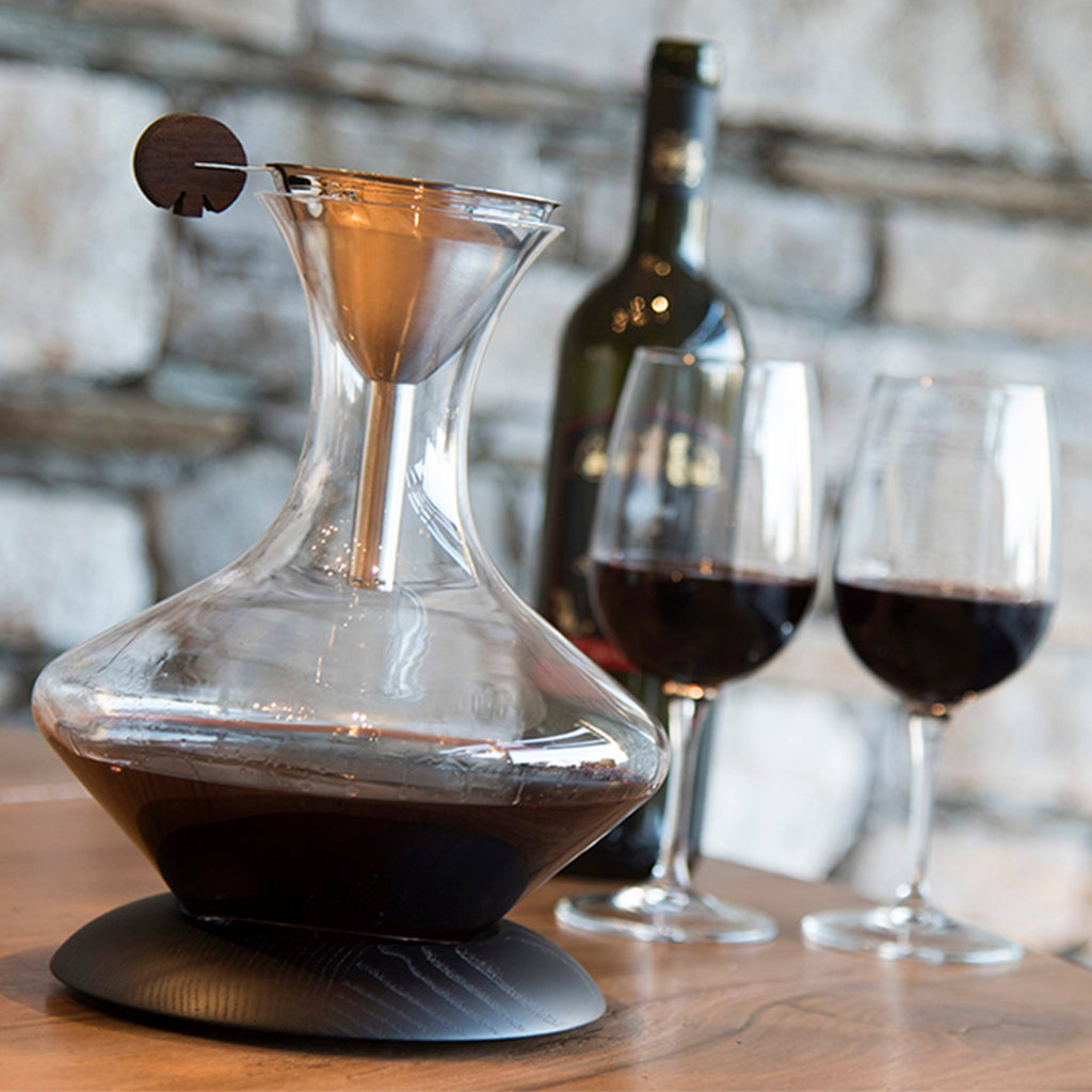 Decanter Set with Ashwood Base H503