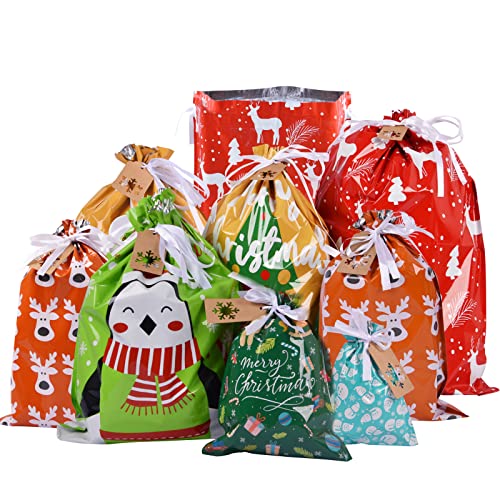 Assorted Sizes 34Pcs Christmas Gift Bags W69616