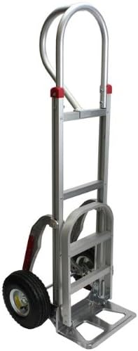 Aluminum Hand Truck with Pneumatic Wheels and Stair Climbers M9011