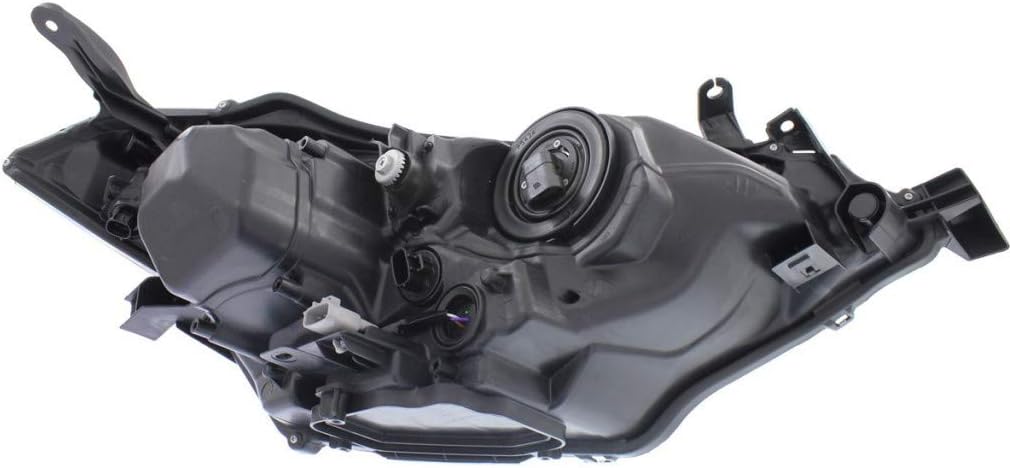 Headlight Assembly for Toyota Corolla 2014 2015 2016 Passenger Side Black Housing A7702