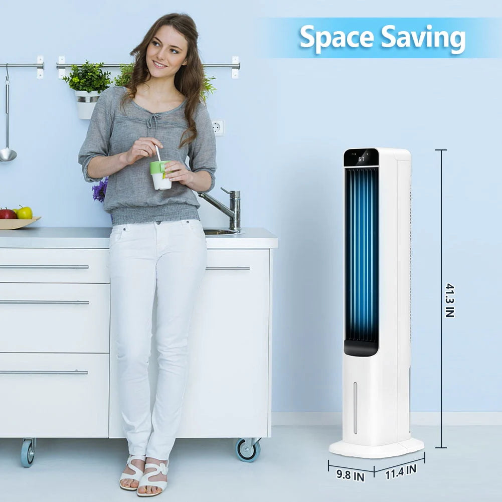 Evaporative Air Cooler Tower Fan 3-in-1 Humidifier Z530546