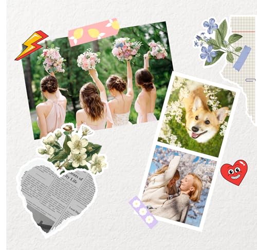 2-in-1 Instant Camera and Photo Printer 3x3 inches White P89325